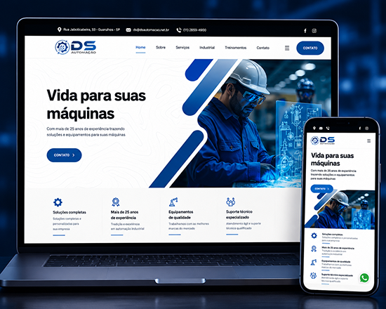 Website DS Automação